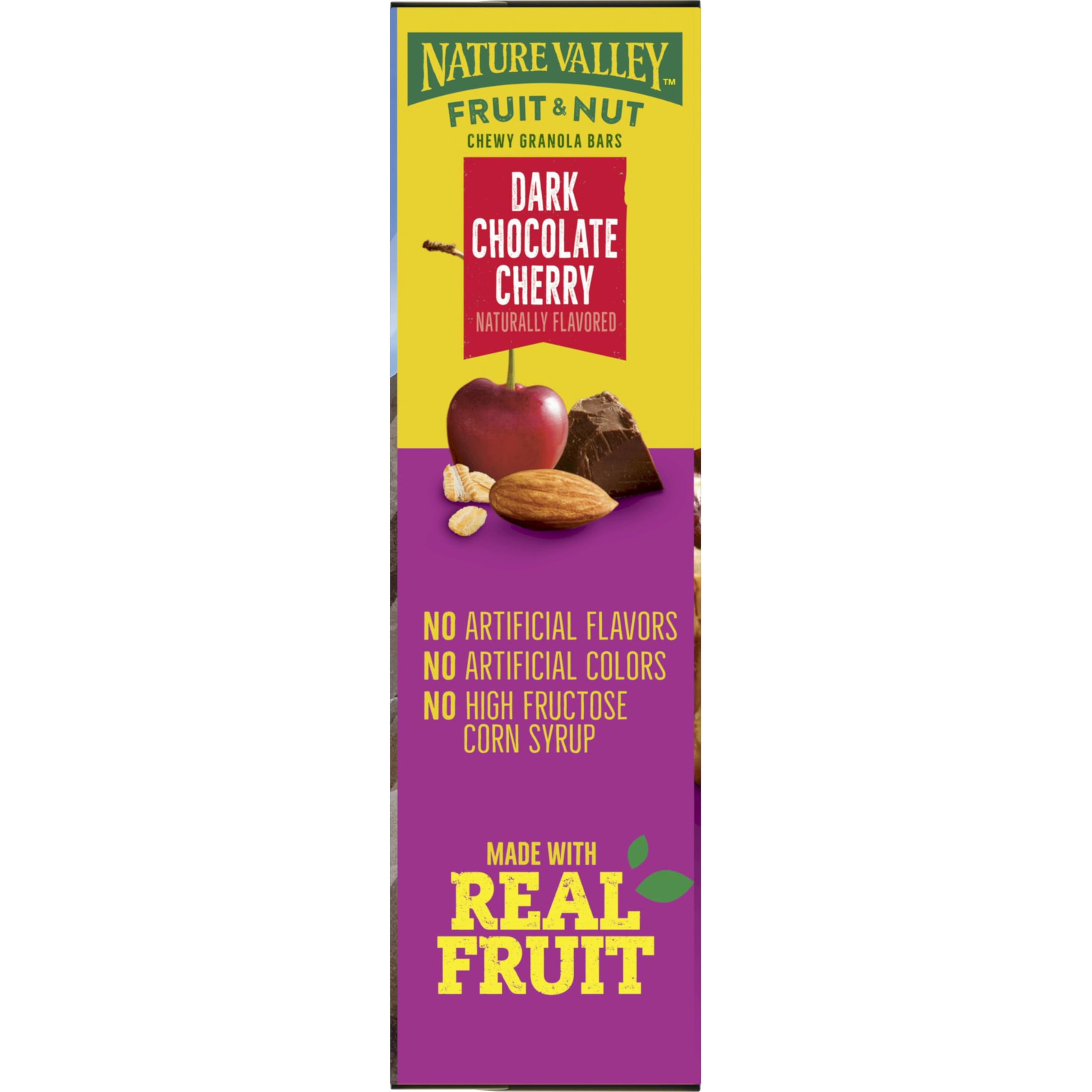 Nature Valley bars contain no artificial flavors or colors, offering a cleaner snacking option.