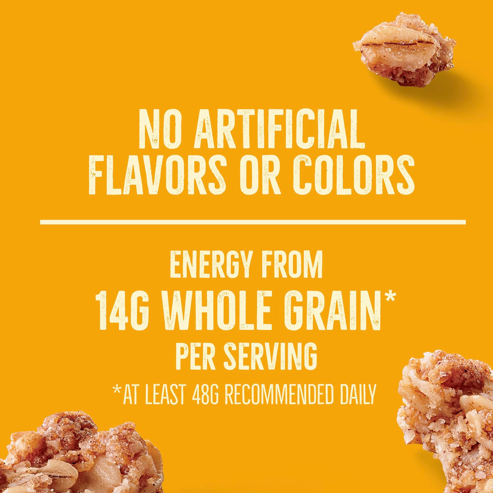 Nature Valley Oats and Honey whole grain texture adds crunch to breakfast.