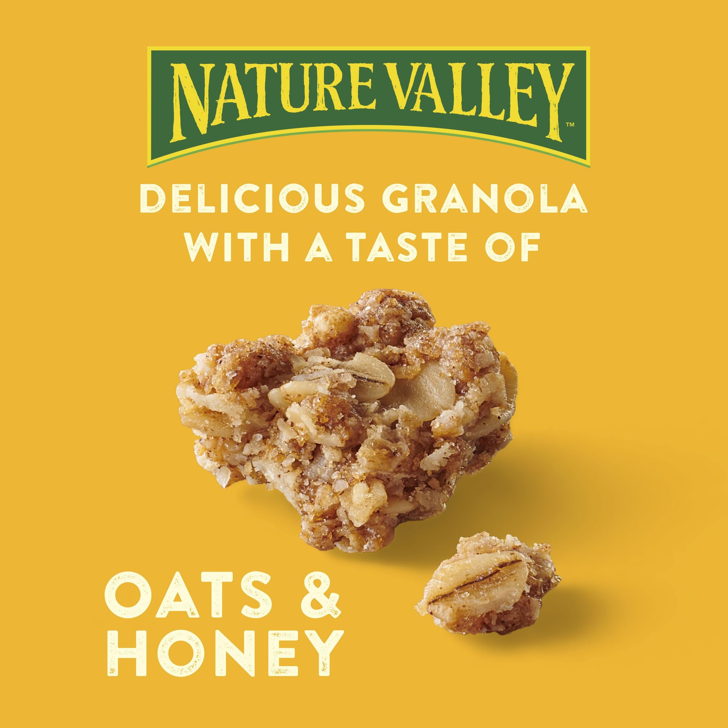 Nature Valley Oats and Honey parfait with fruit offers a tasty, protein-rich snack.