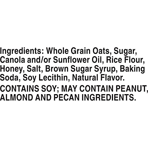 Nature Valley Oats n Honey close-up, crunchy texture ideal for snacking.