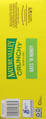 Nature Valley Oats n Honey bars in lunchbox, midday boost.