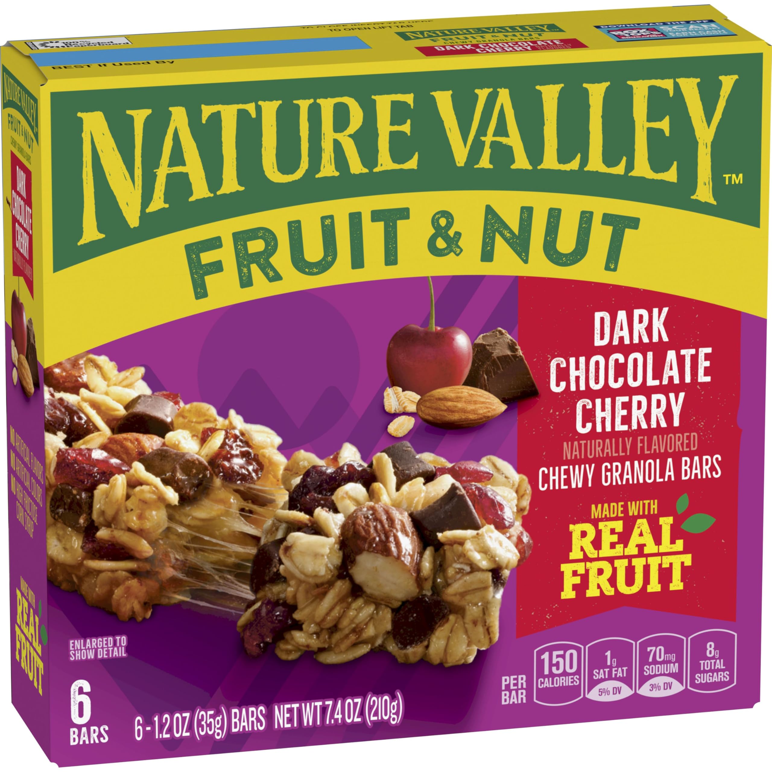 Nature Valley fruit and nut bars are ready-to-pack, ideal for hiking, lunchboxes, and busy days.