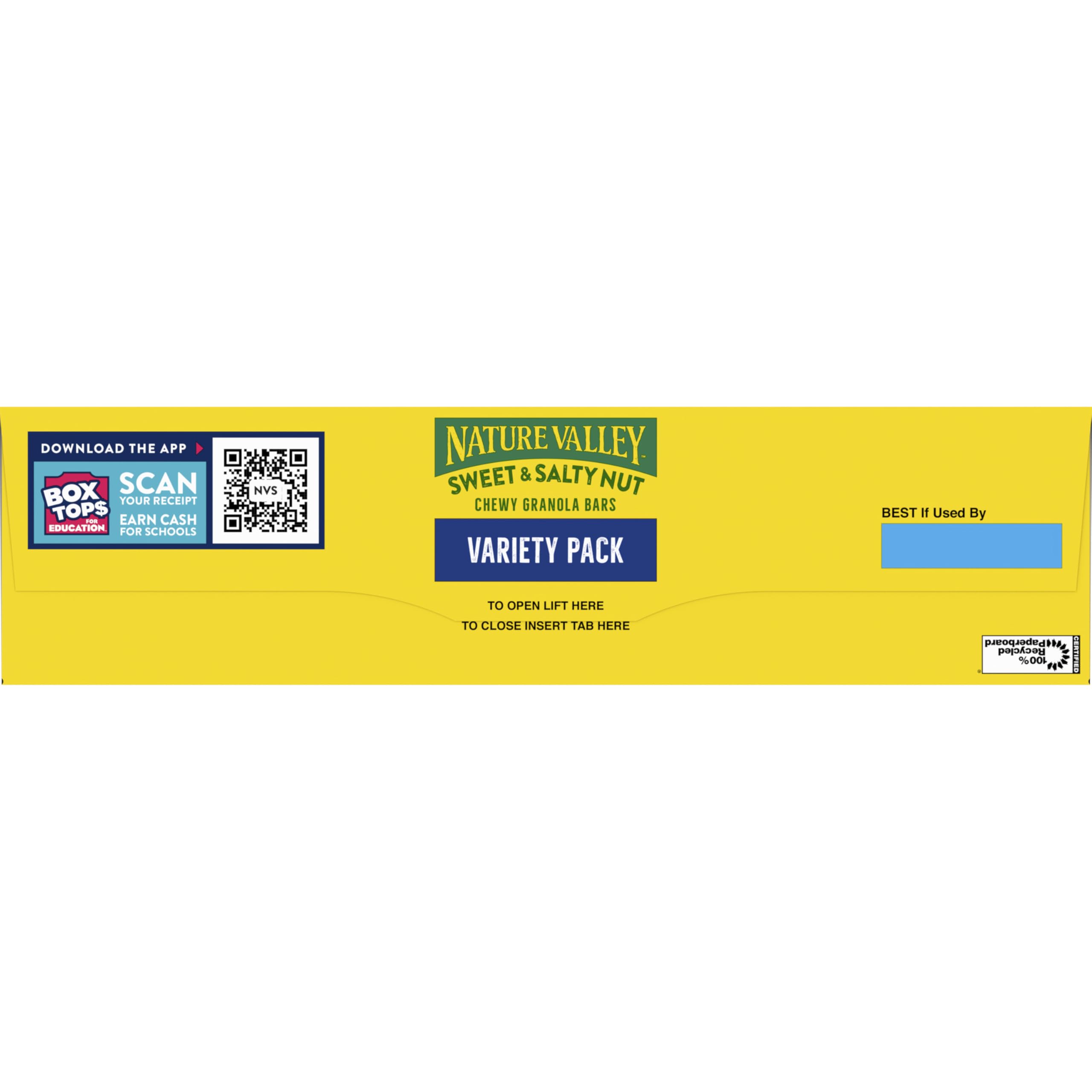 Pantry-ready Nature Valley box for quick snacking anytime