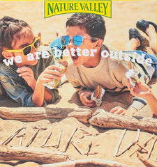 Nature Valley Peanut Butter Biscuit Sandwich cream filling with smooth texture.