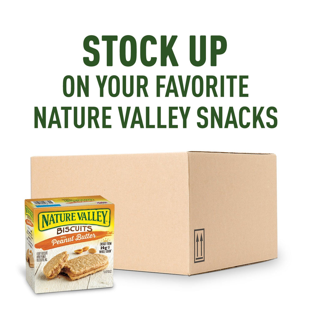 Nature Valley Peanut Butter Biscuit Sandwich lunchbox snack for kids.