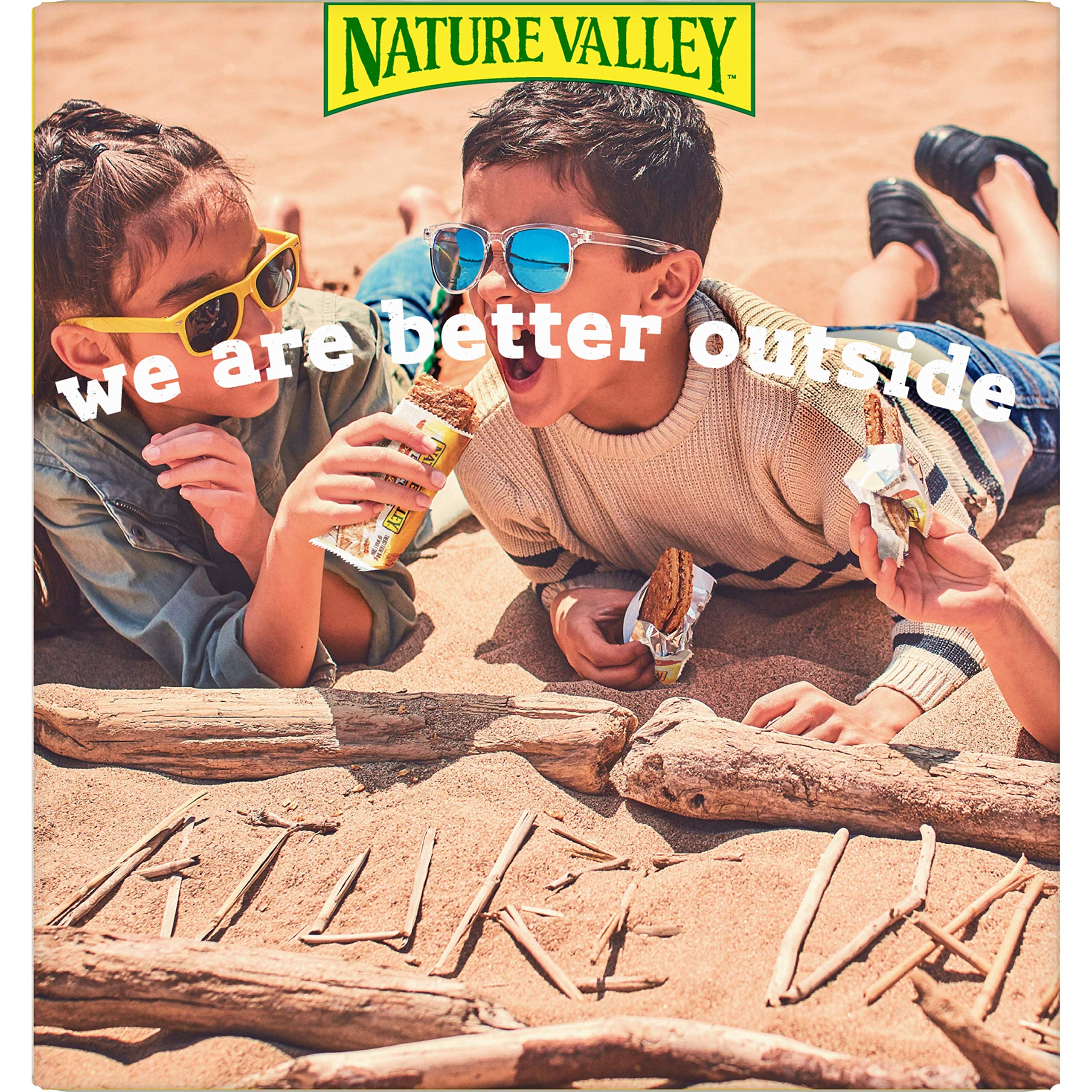 Nature Valley Peanut Butter Biscuit Sandwich on-the-go snack for busy mornings.