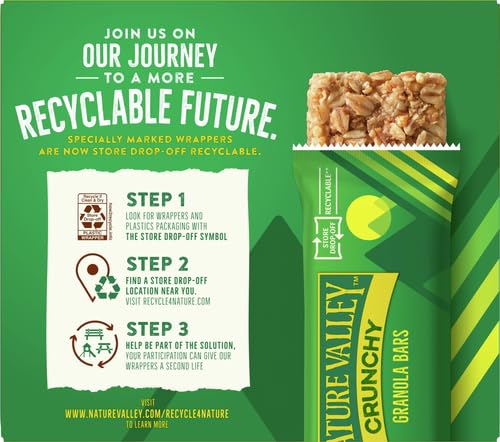 Nature Valley Pecan Crunch packaging box, convenient multi-pack.