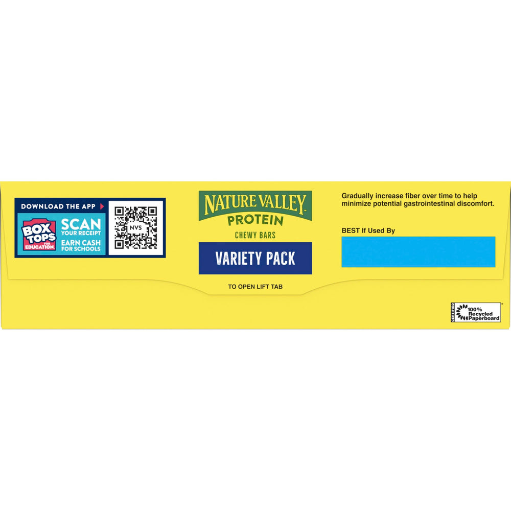 Nature Valley bars with no artificial flavors or colors in packaging.