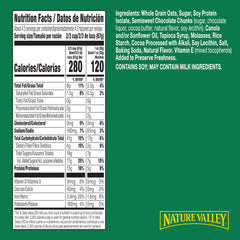 Nature Valley Protein Granola crunchy clusters highlight texture ideal for breakfast toppings.
