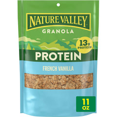 Nature Valley Protein Granola French Vanilla pouch for on-the-go snacking.