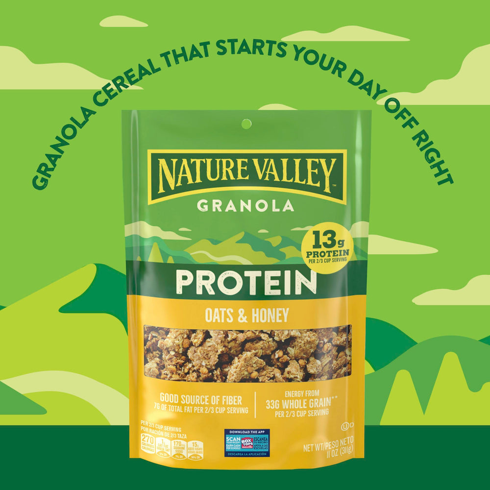 Nature Valley oats and honey granola in DIY trail mix idea.