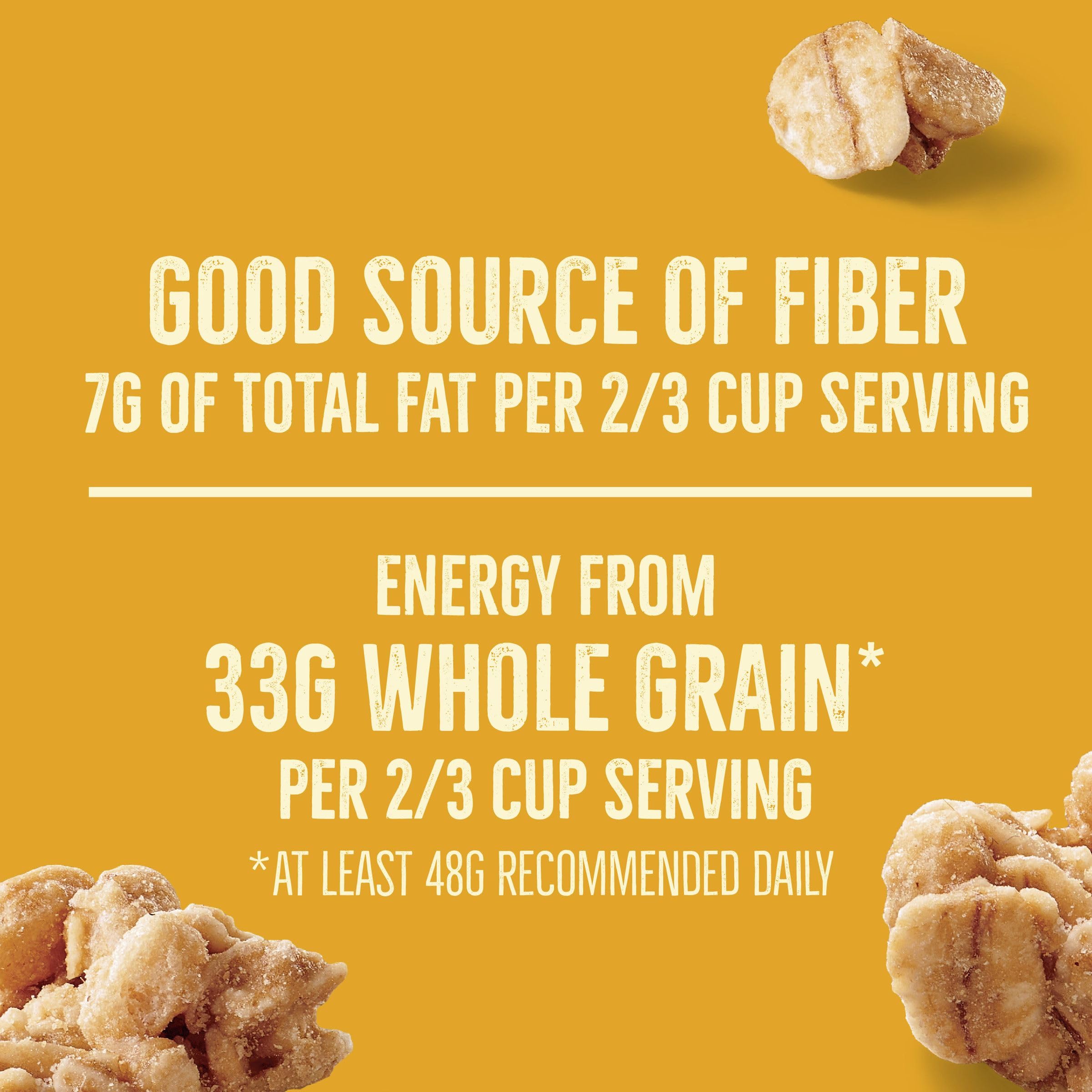 Nature Valley granola topping on yogurt parfait for extra crunch.