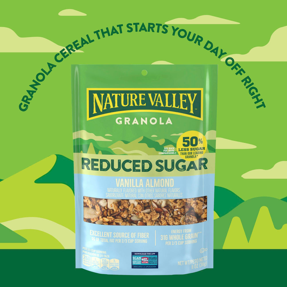 Resealable Nature Valley bag keeps granola fresh for easy on-the-go