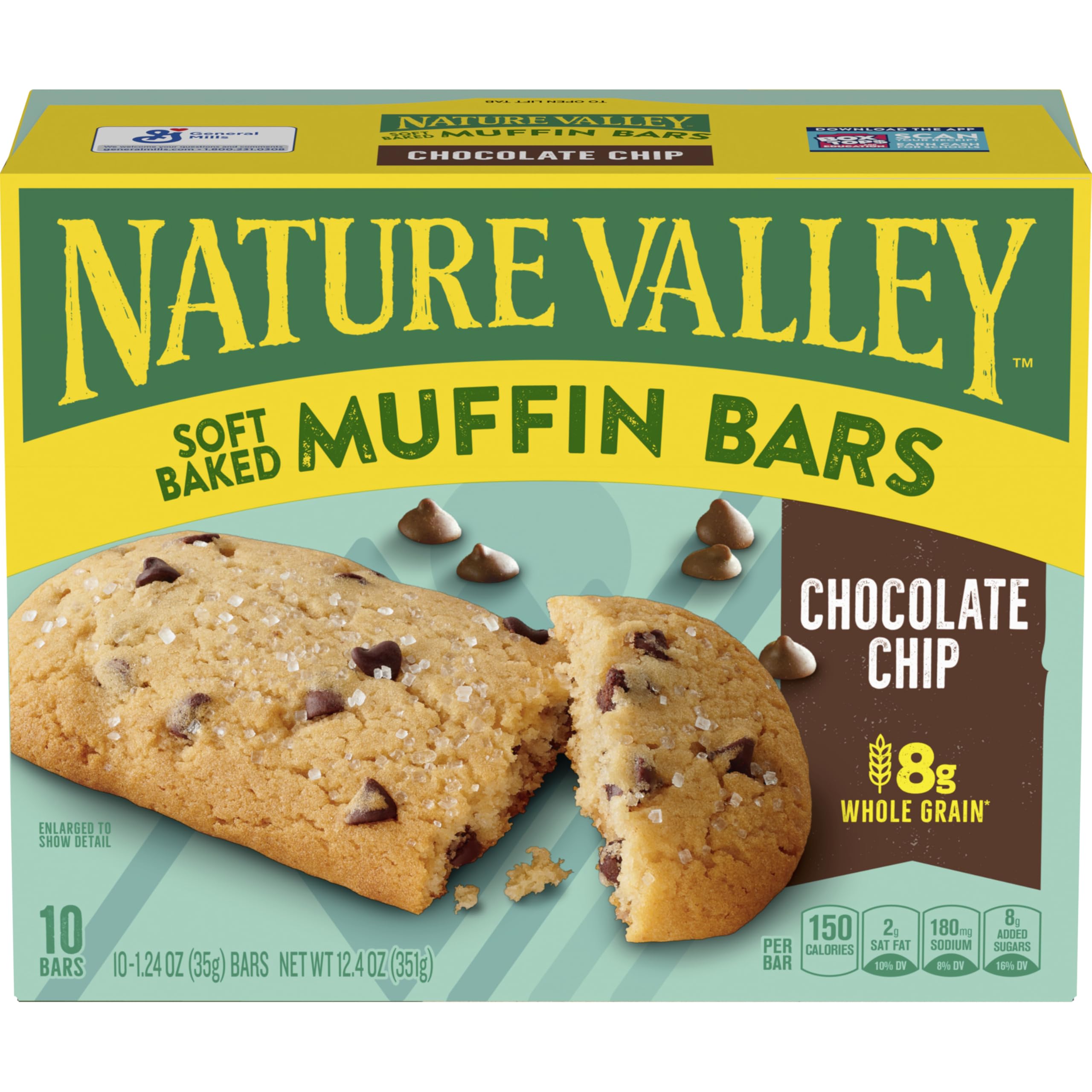 Nature Valley Soft Baked Muffin Bars in hand for busy mornings.
