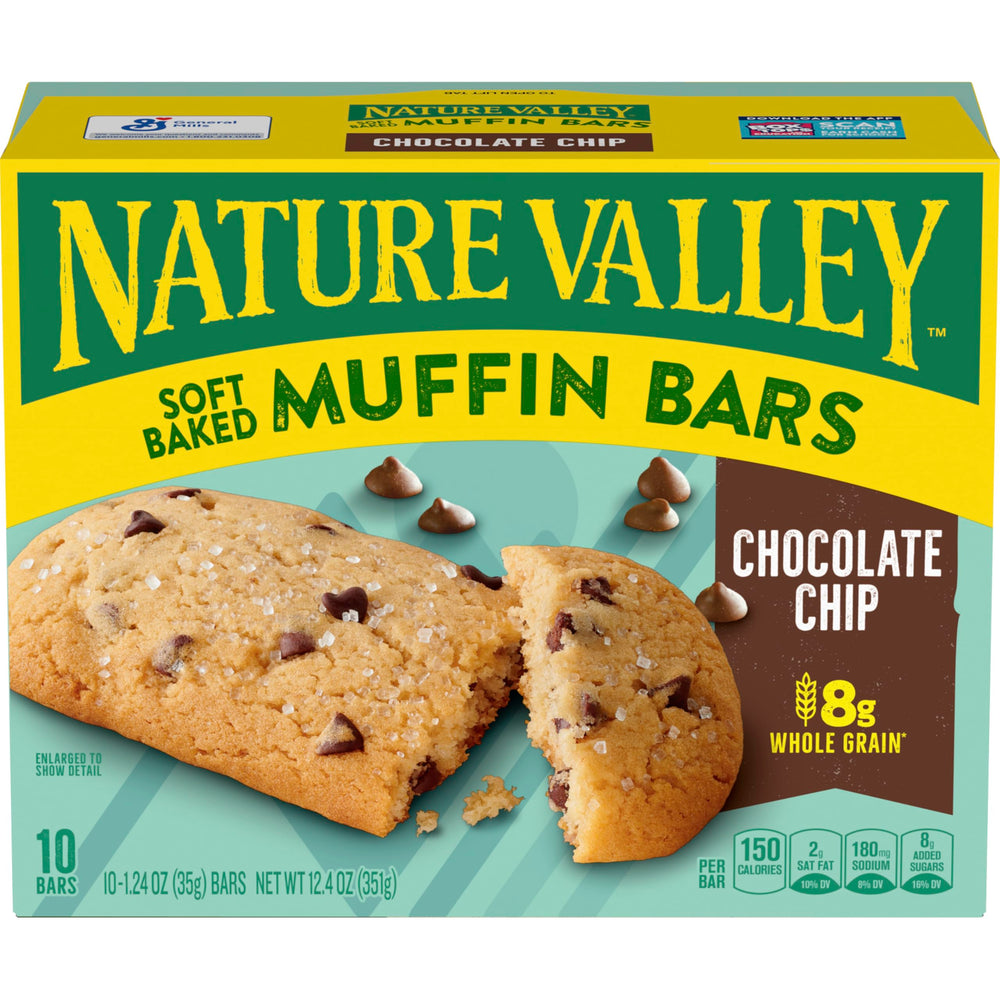 Nature Valley Soft Baked Muffin Bars in hand for busy mornings.