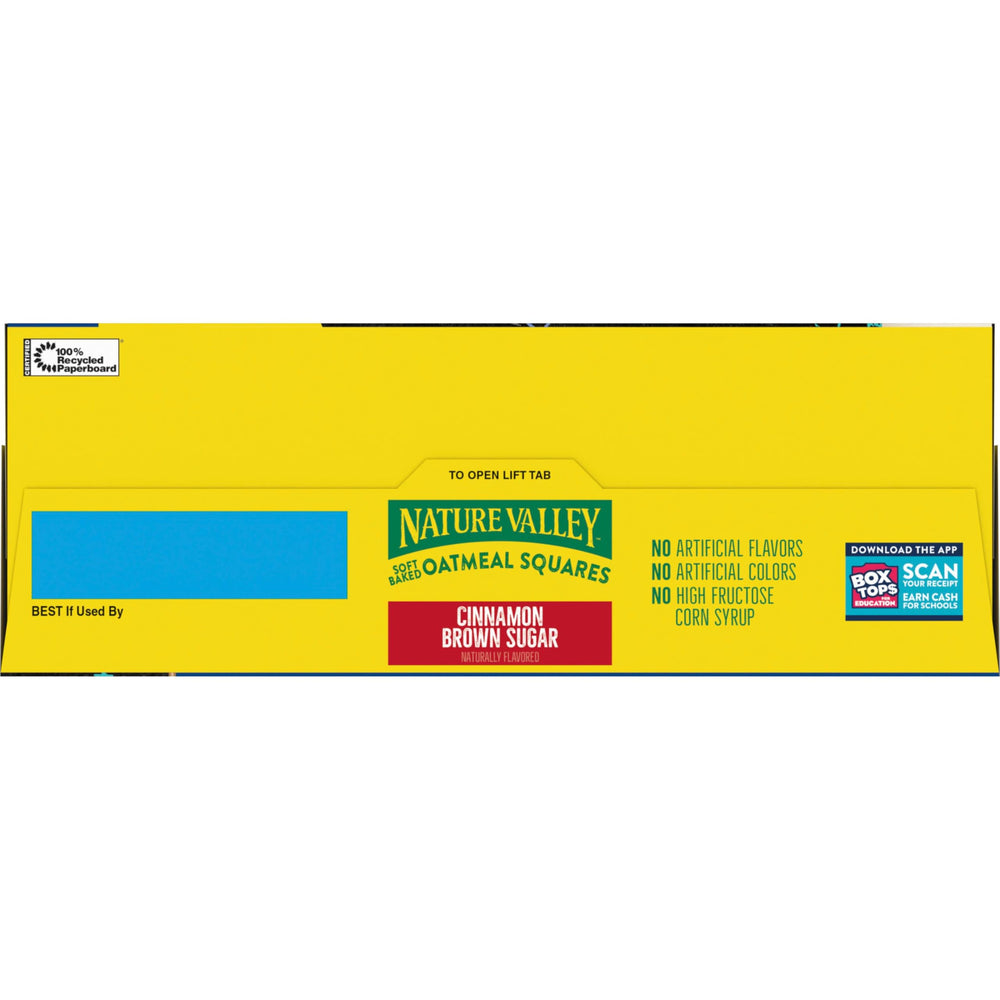 Nature Valley Soft Baked Oatmeal Squares lunchbox scene showcasing convenient pantry snack