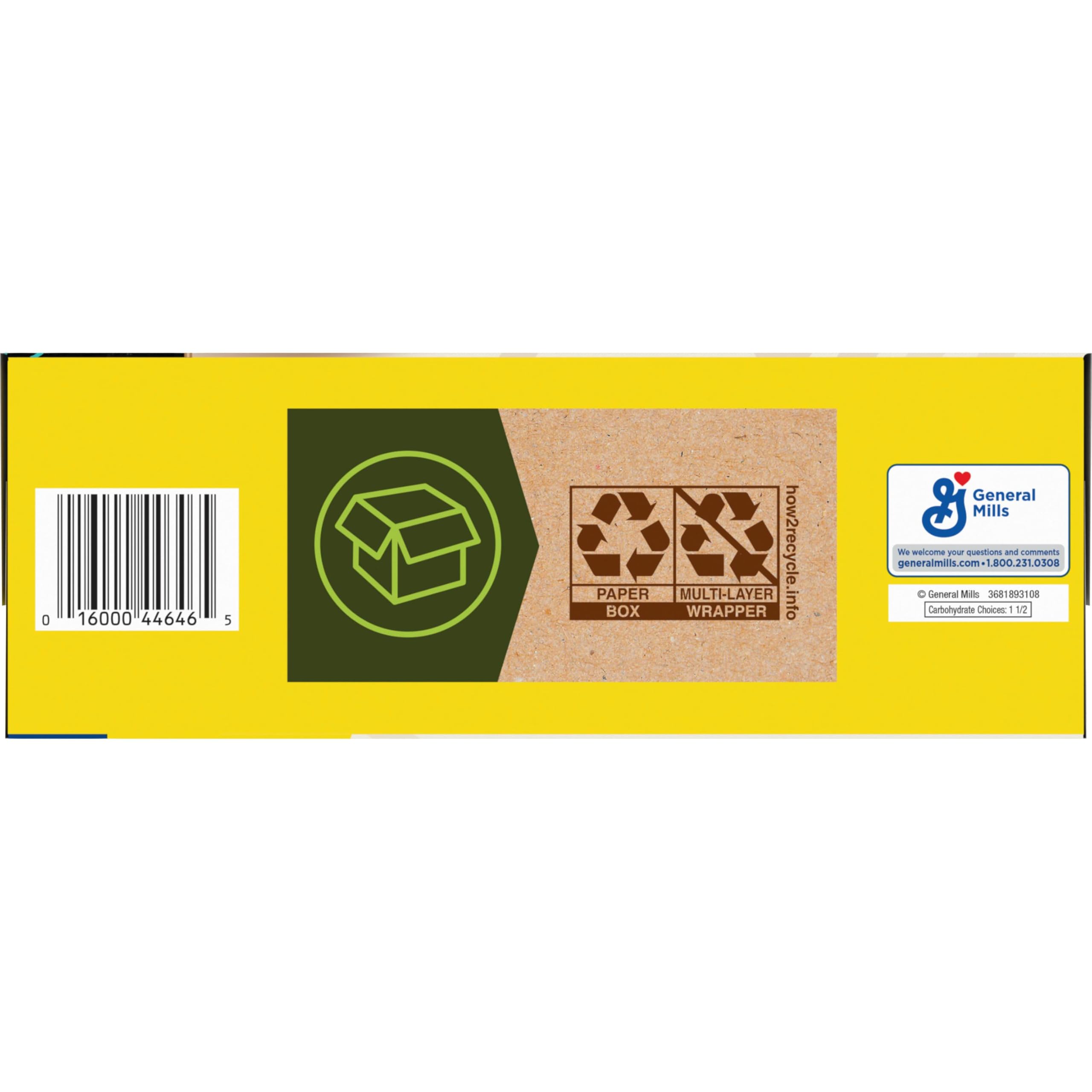 Nature Valley Soft Baked Oatmeal Squares packaging image highlighting 12-count box