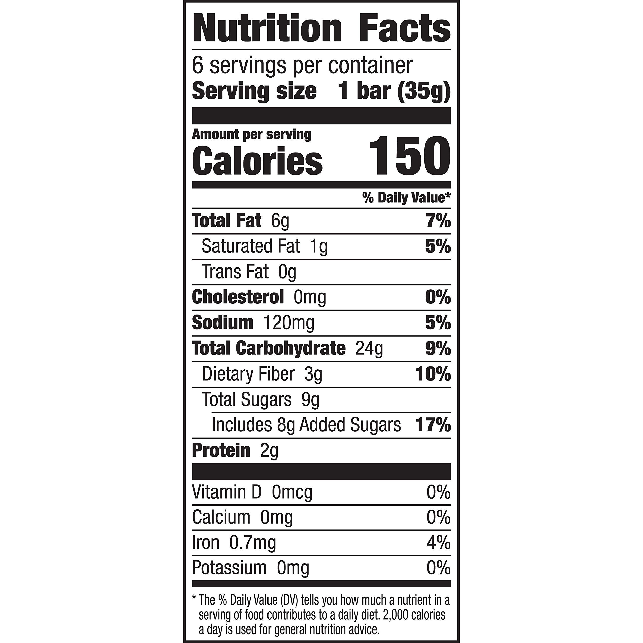 Close-up of chewy oats and soft-baked texture in Nature Valley squares.