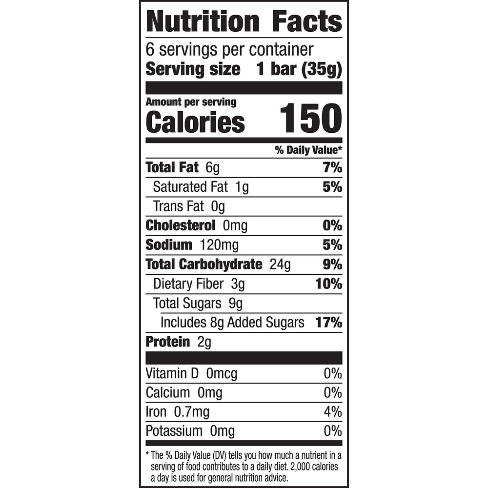 Close-up of chewy oats and soft-baked texture in Nature Valley squares.