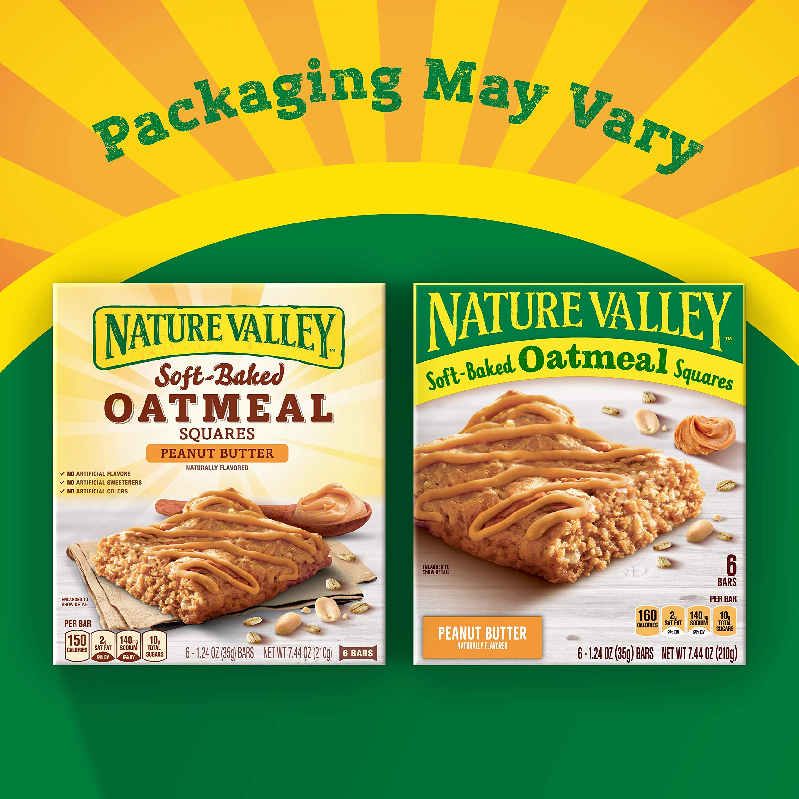 Nature Valley Soft-Baked Oatmeal Squares on the go during outdoor activity