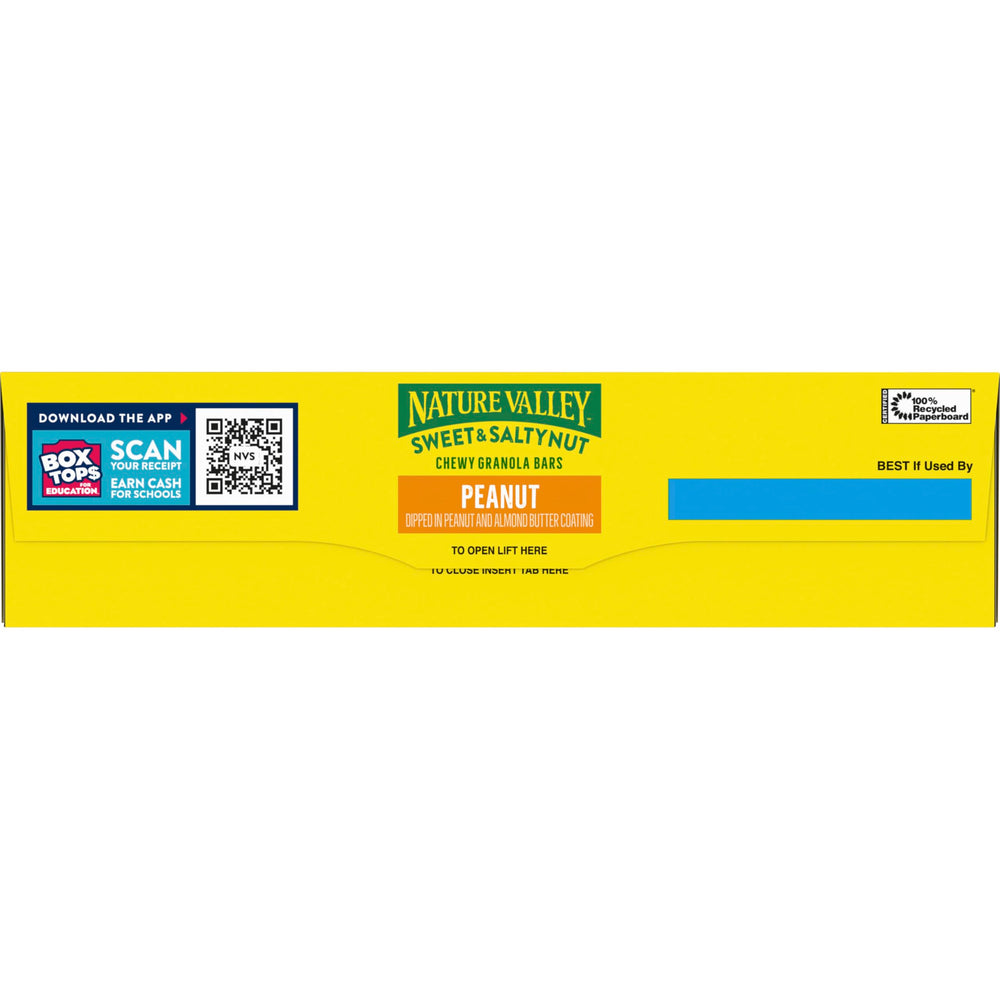 Nature Valley Sweet and Salty Nut bar, family-friendly snack for sharing.