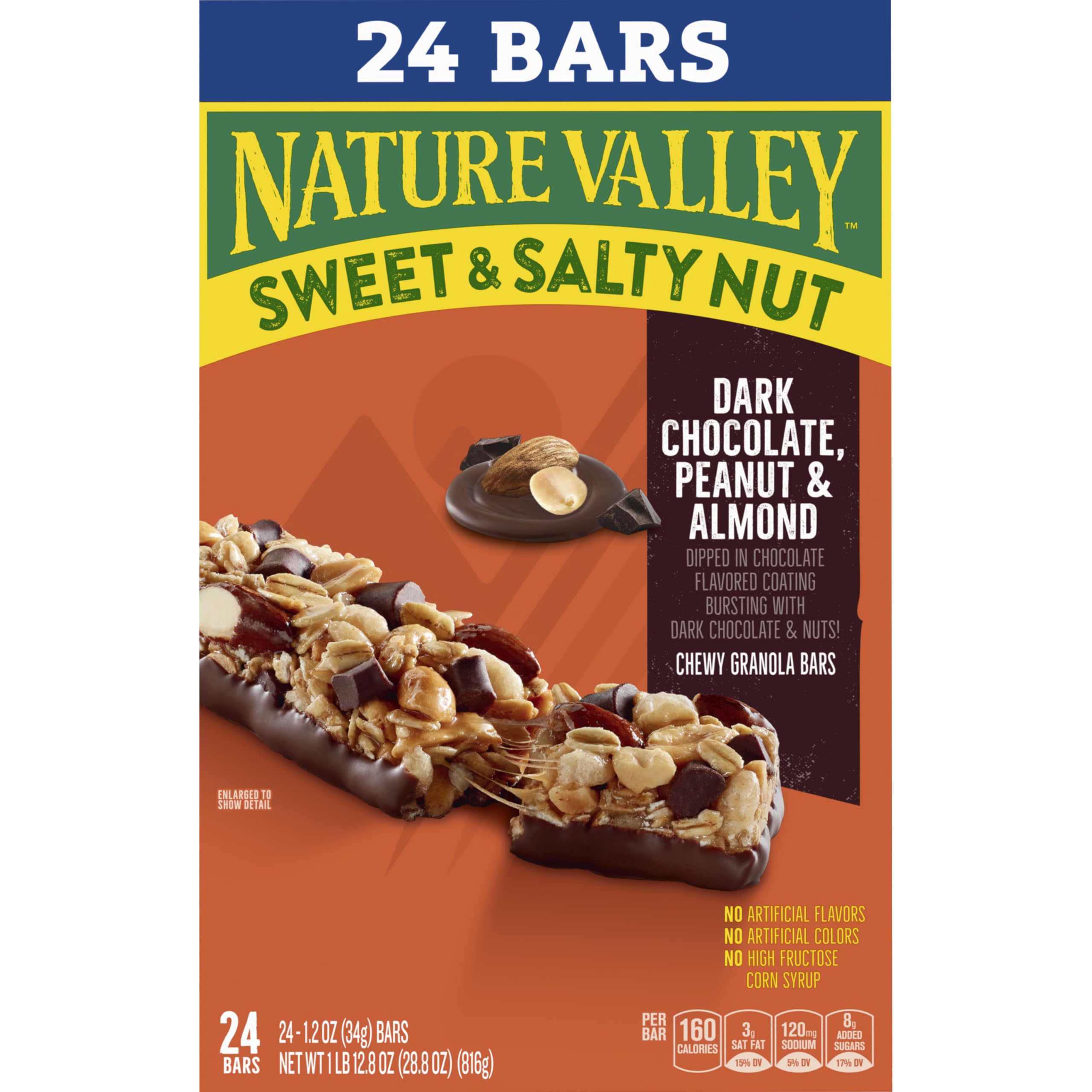 Nature Valley bars in a lunchbox highlight a quick, wholesome snack.