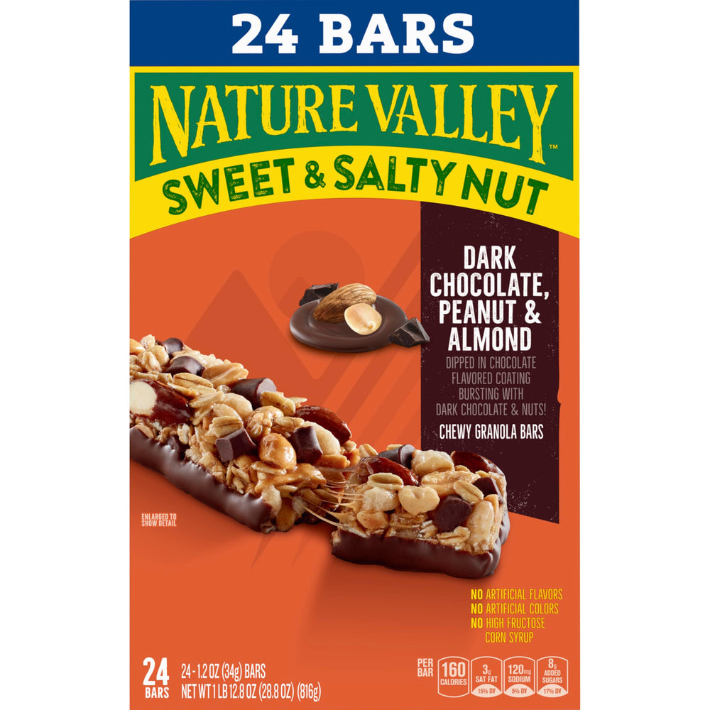 Nature Valley bars in a lunchbox highlight a quick, wholesome snack.