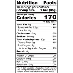 Close-up of Nature Valley bars showing peanuts and oats - tasty energy on the go.
