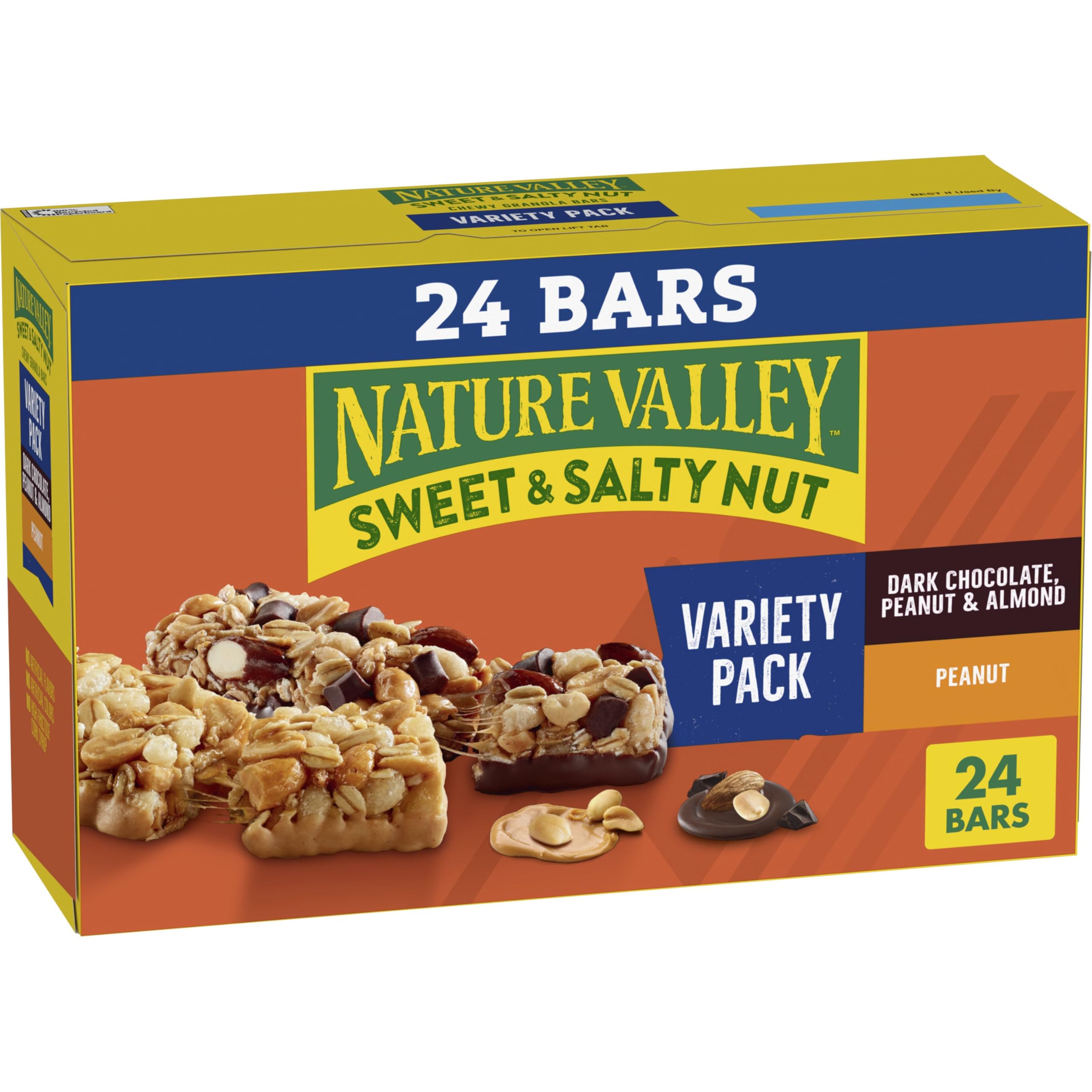 Nature Valley Sweet and Salty Nut Peanut Bar for on-the-go snacking