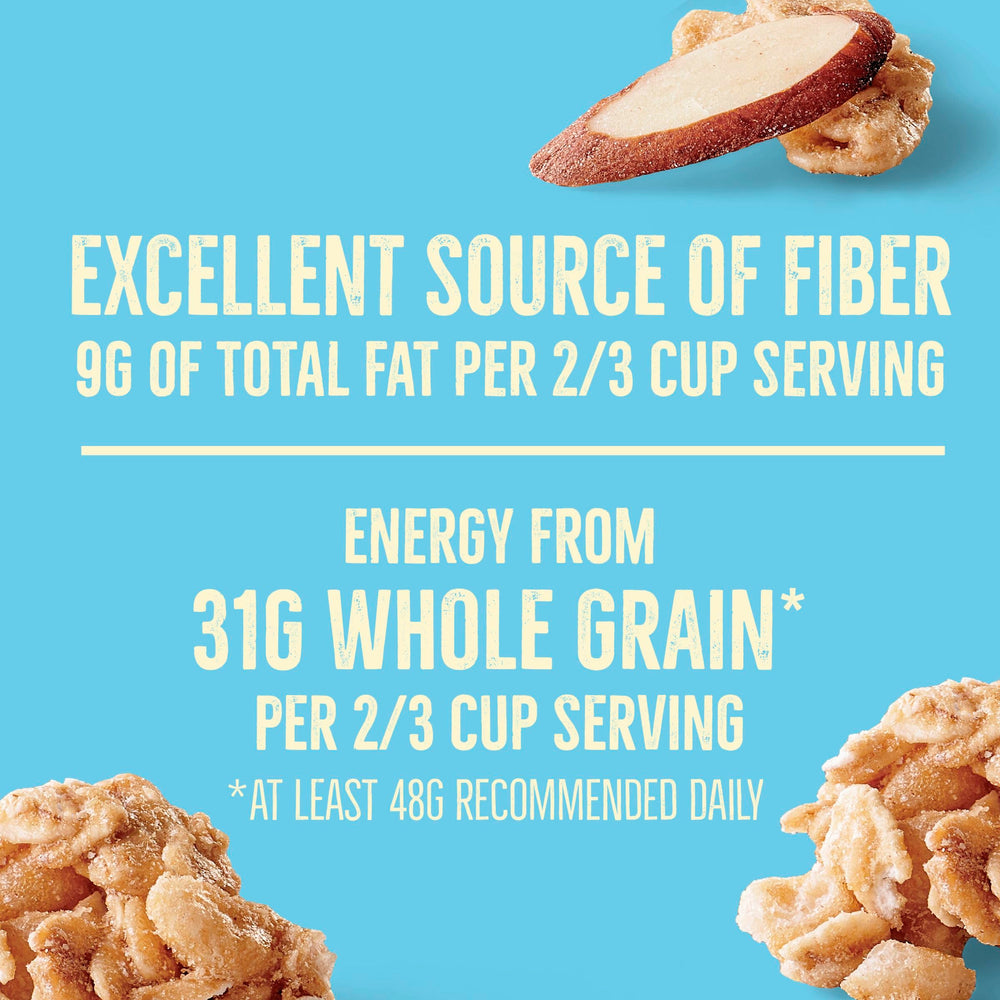 Vanilla flavor and almonds in Nature Valley granola provide rich aroma