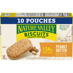 Nature Valley Biscuit Sandwiches whole-grain texture signals wholesome morning boost