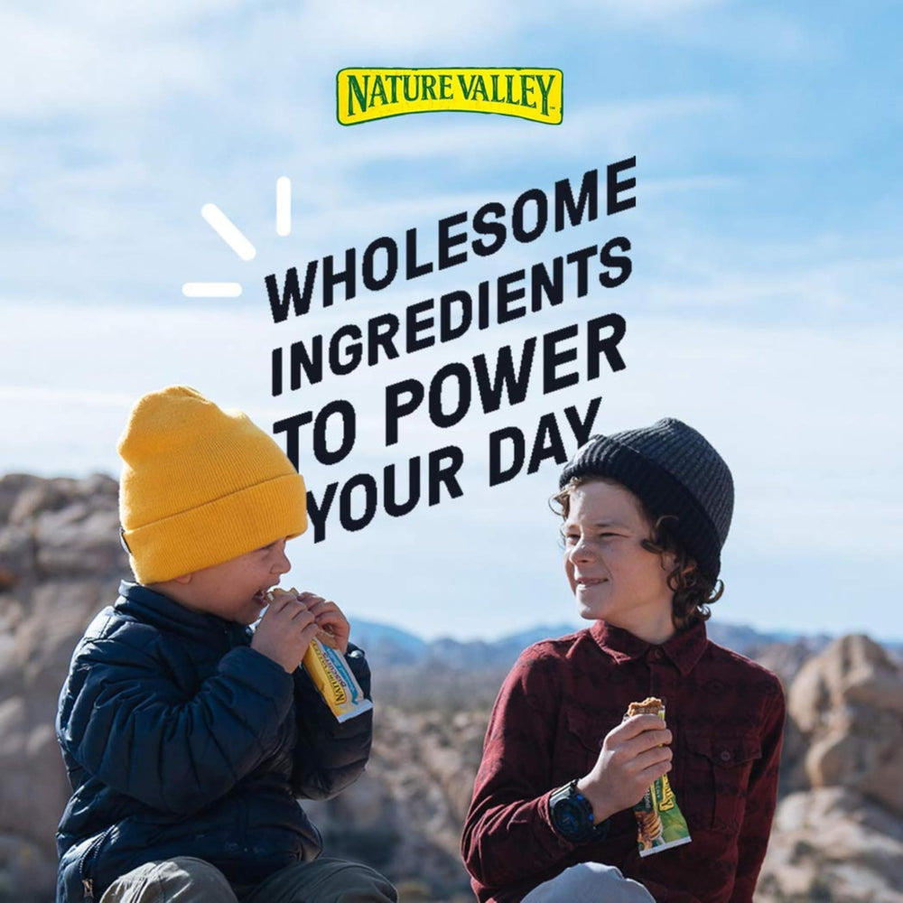 Nature Valley whole-grain oats close-up highlighting wholesome ingredients.