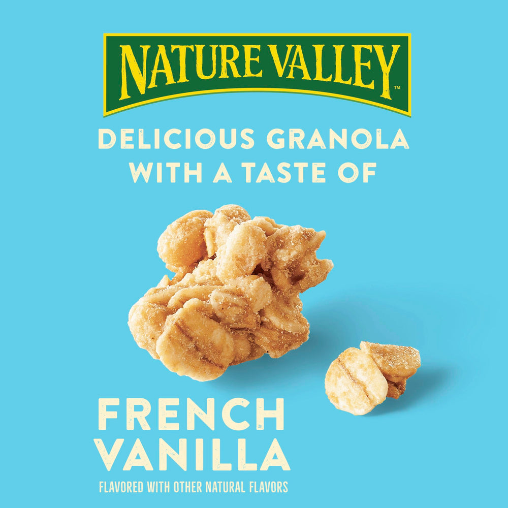 Close look at whole grain oats in Nature Valley granola.