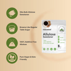 NatureBell Allulose used in desserts and baking; browns like sugar.