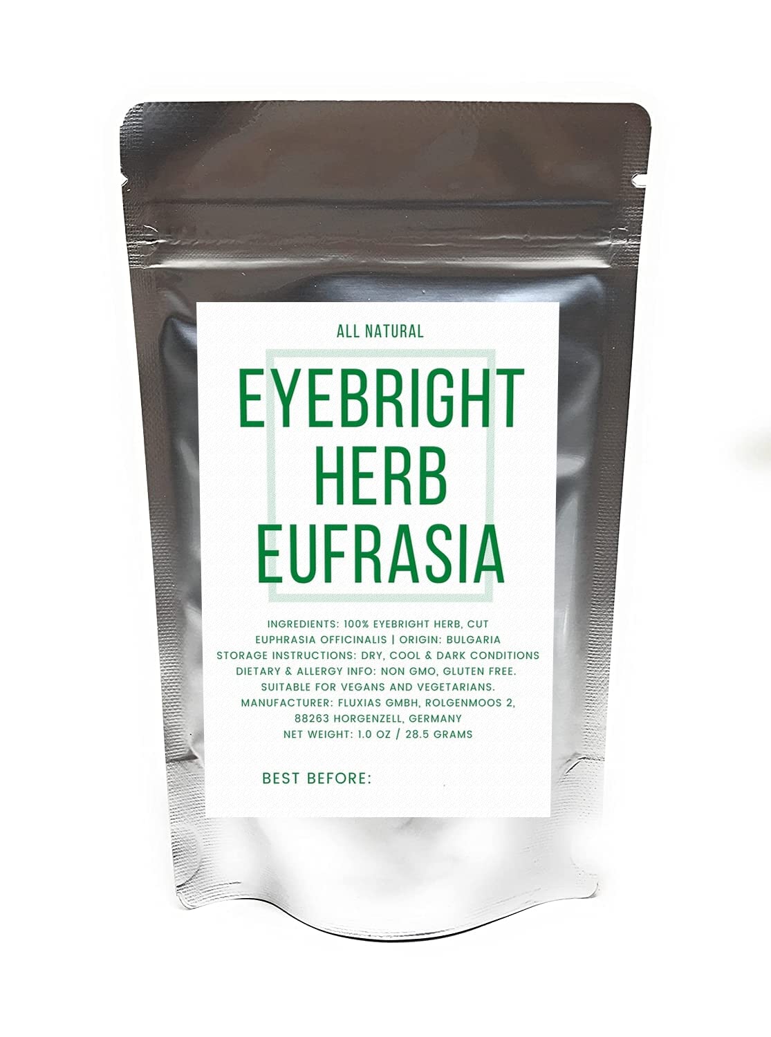 Naturegrail Eyebright packaged sachet ready for tea prep