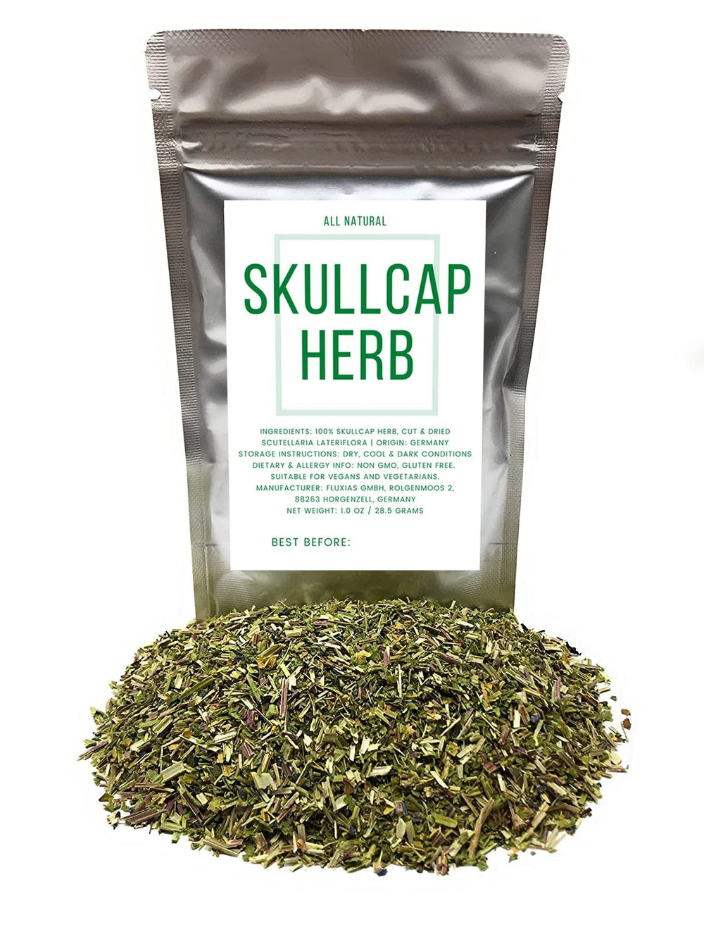Naturegrail Skullcap herb cut and dried for infusions