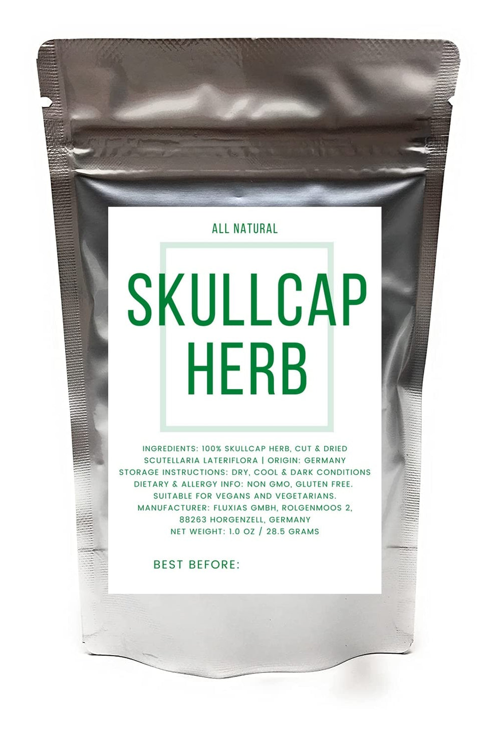 Naturegrail Skullcap tea infusion ready to brew