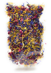 Naturegrail Spring Flower Blend cornflowers add color to tea and dishes.