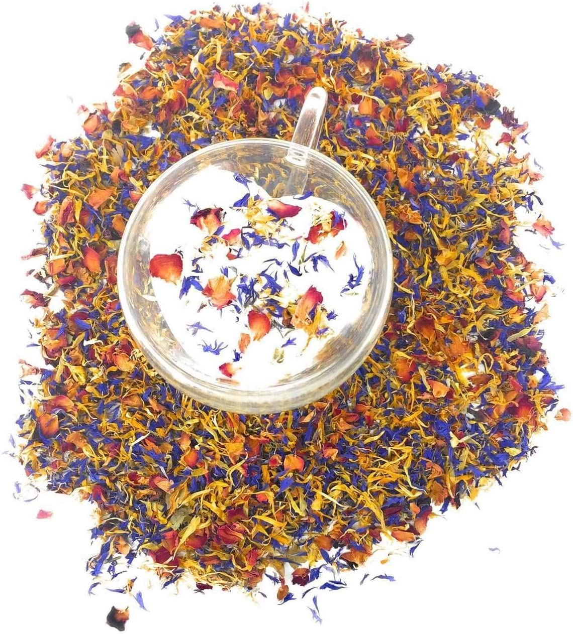 Naturegrail Spring Flower Blend marigold blooms brighten pastries with color.