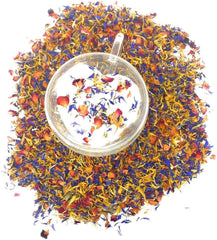 Naturegrail Spring Flower Blend marigold blooms brighten pastries with color.
