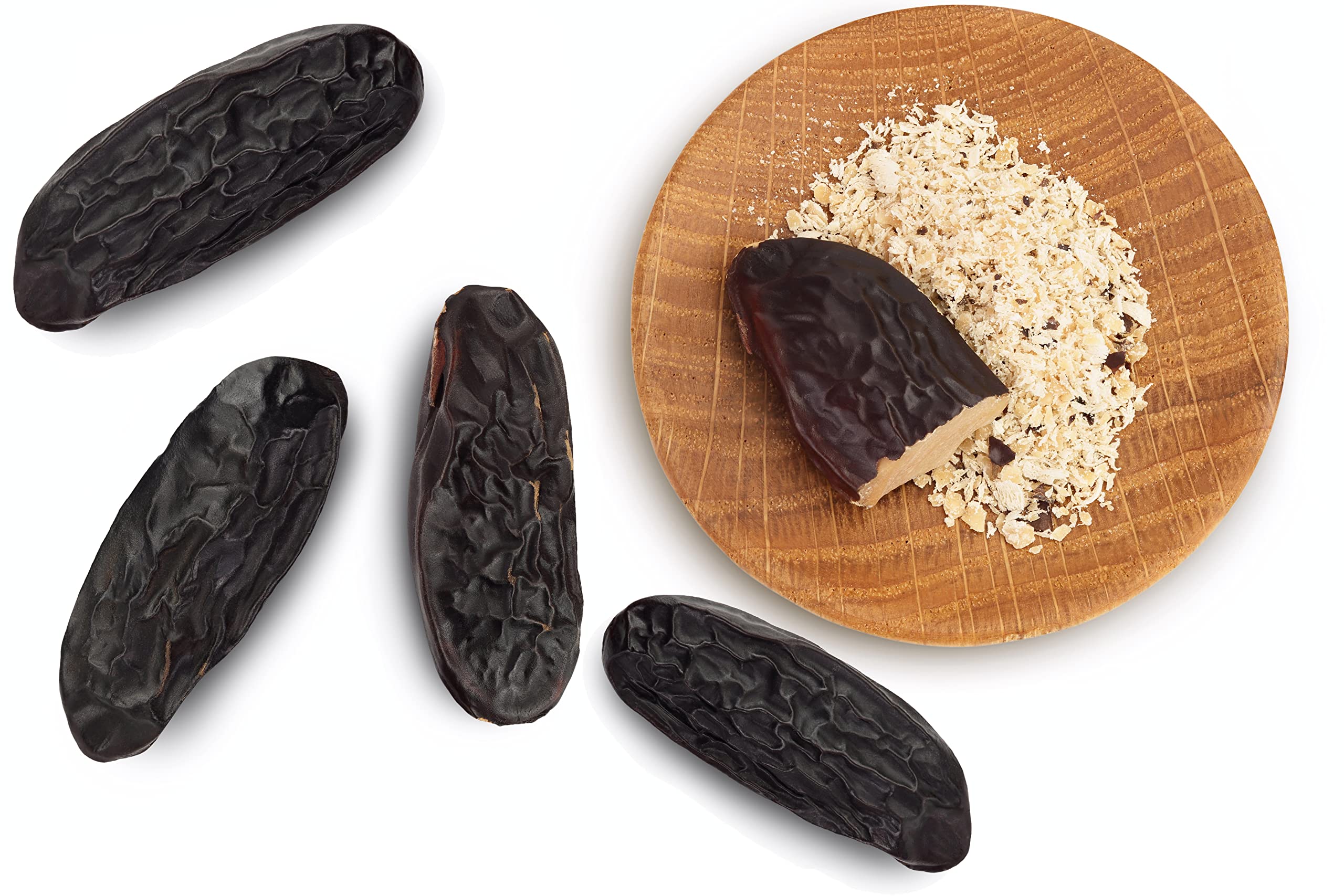 Naturegrail tonka beans closeup shell shows glossy surface for premium flavoring.
