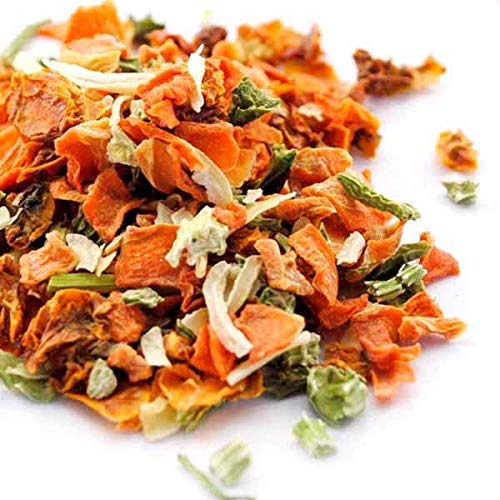 Naturejam dehydrated carrot flakes brighten broth with natural sweetness