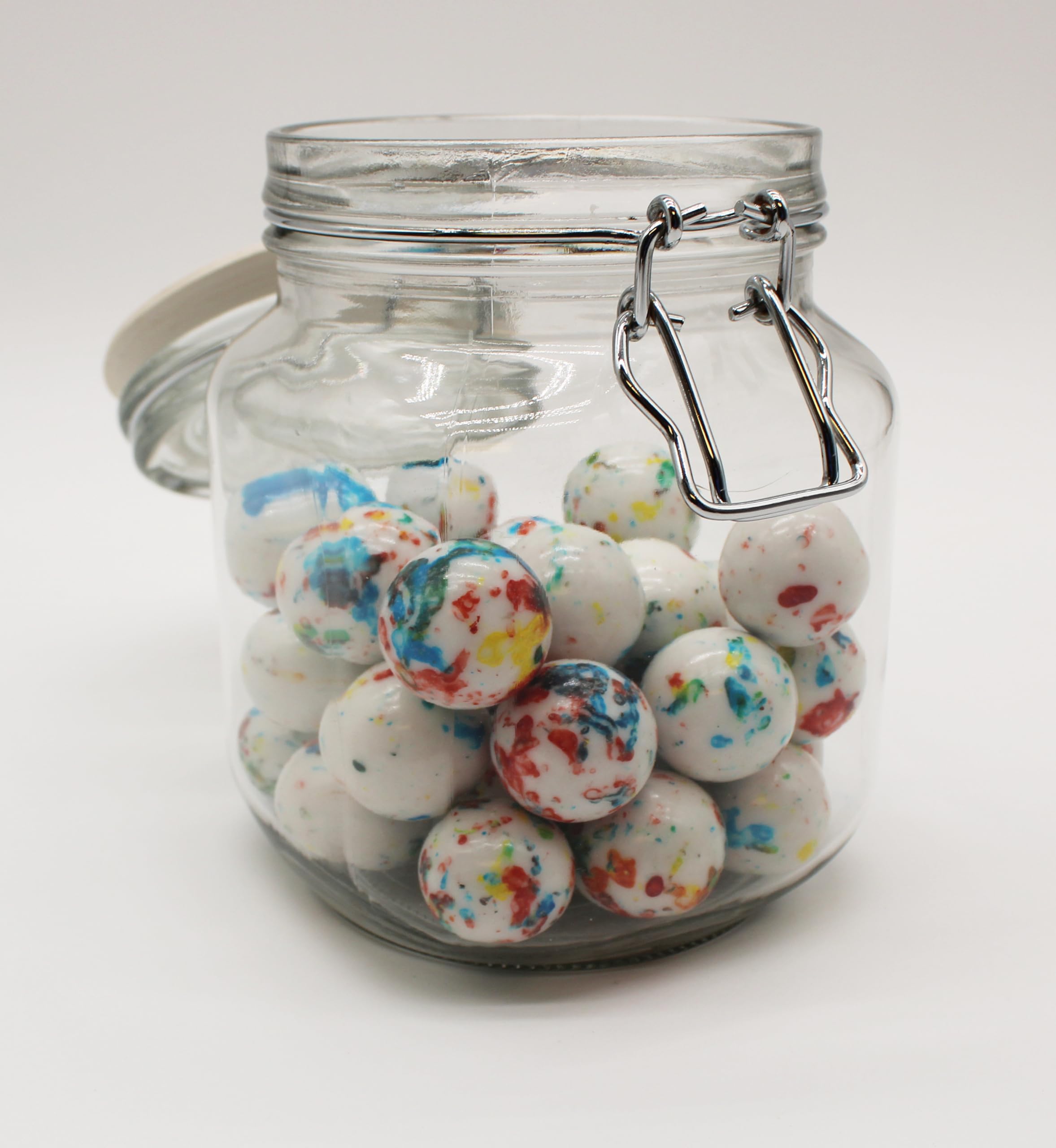 Naturejam party display featuring psychedelic jawbreakers adding color to celebrations
