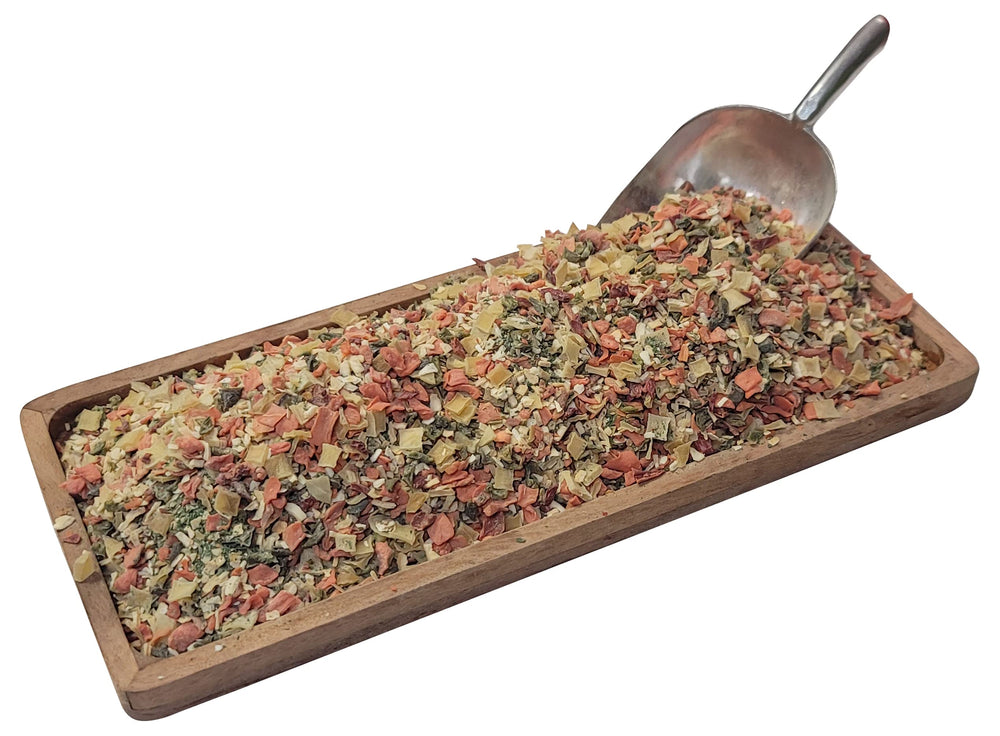 Naturejam reclosable bottle keeps veggie blend fresh for pantry meals
