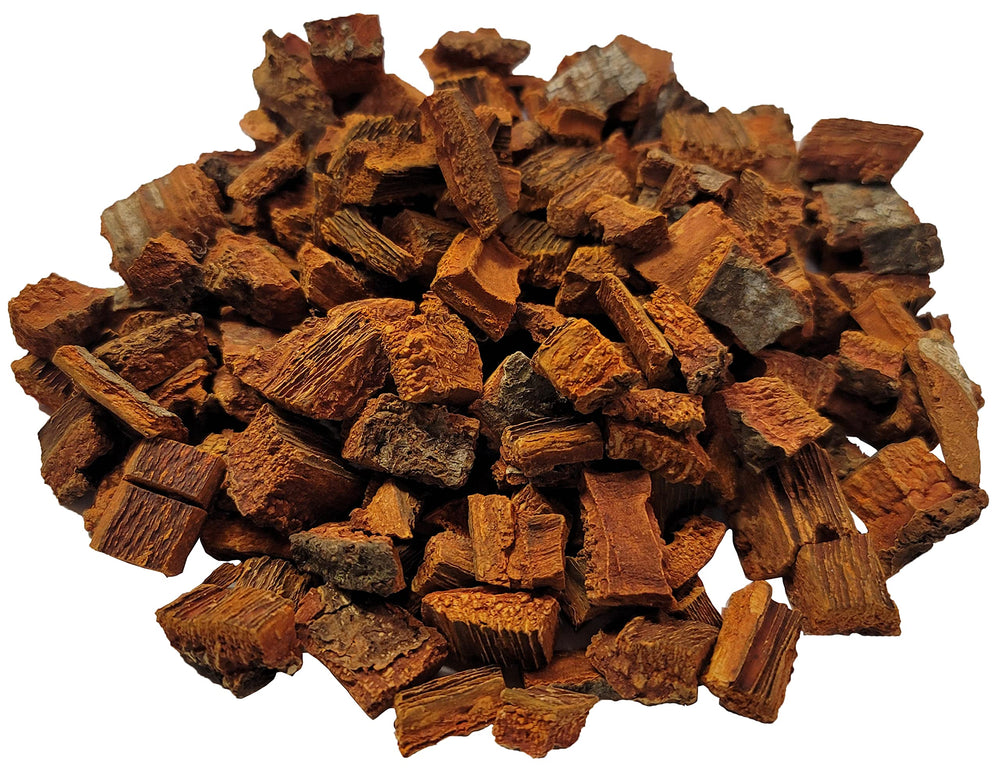 Naturejam Red Cinchona Bark tea-steep ready for flavorful tisanes and herbal blends.
