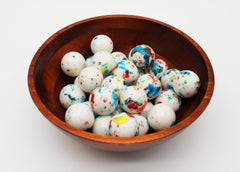 Naturejam Psychedelic Jawbreakers box used as wedding favors and decor