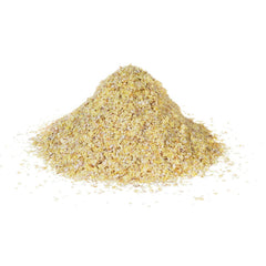 NatureJam RAW Wheat Germ sprinkled over oats in a bowl.