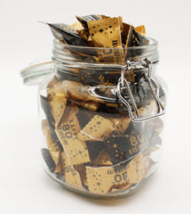 Naturejam 80th birthday peppermint party favor ready to delight guests.