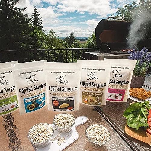 Nature Nate's DIY-popping setup shows stove, microwave, or air pop options.