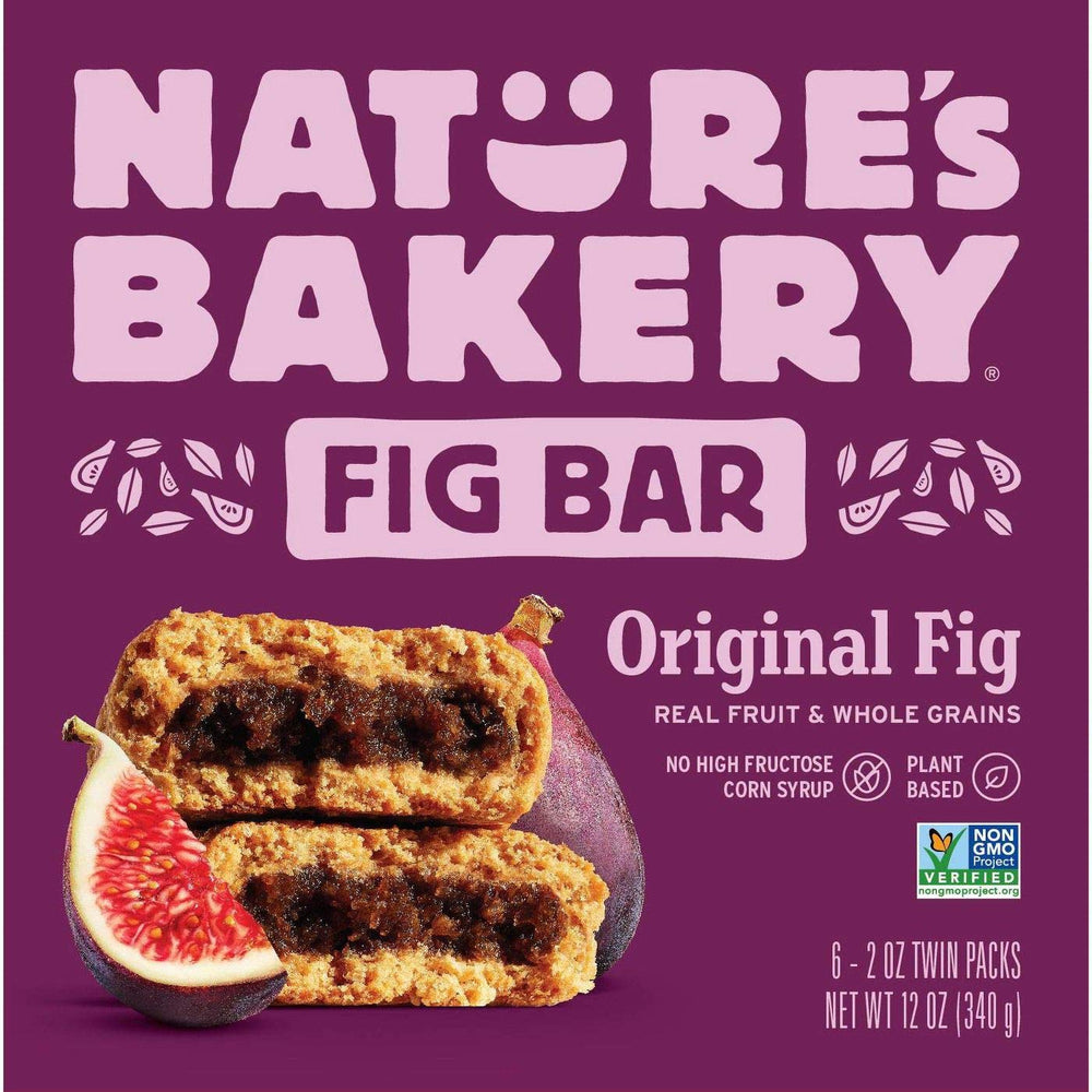 Nature's Bakery BAR FIG WW 6CT ingredients close-up highlights vegan and nut-free formula